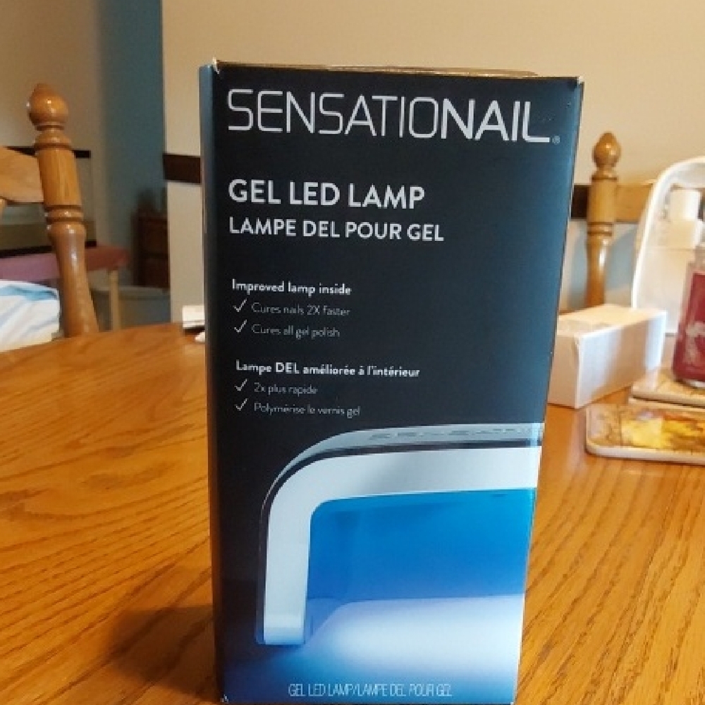 Sensationail Gel LED Lamp - Black and Blue